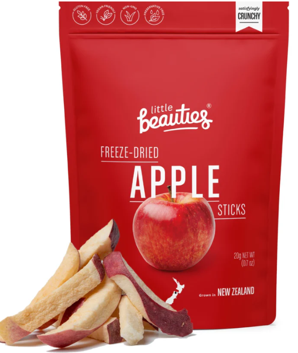 Apple Sticks, freeze-dried, 100% Natural - 20 grams
